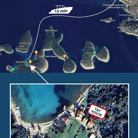 Holiday home Robinson House T'n't Hvar Town
